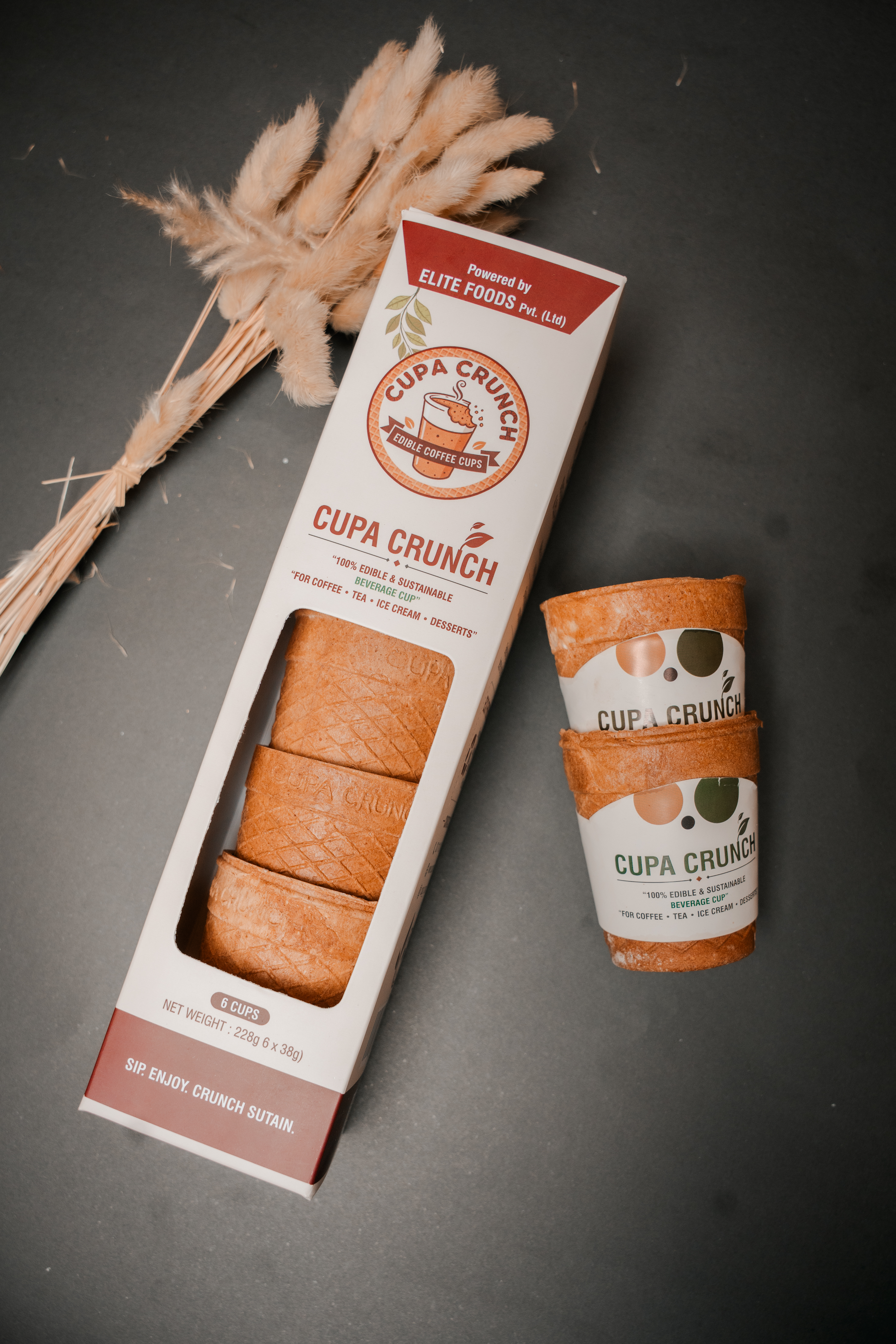 Vanilla Cupa Crunch edible cups